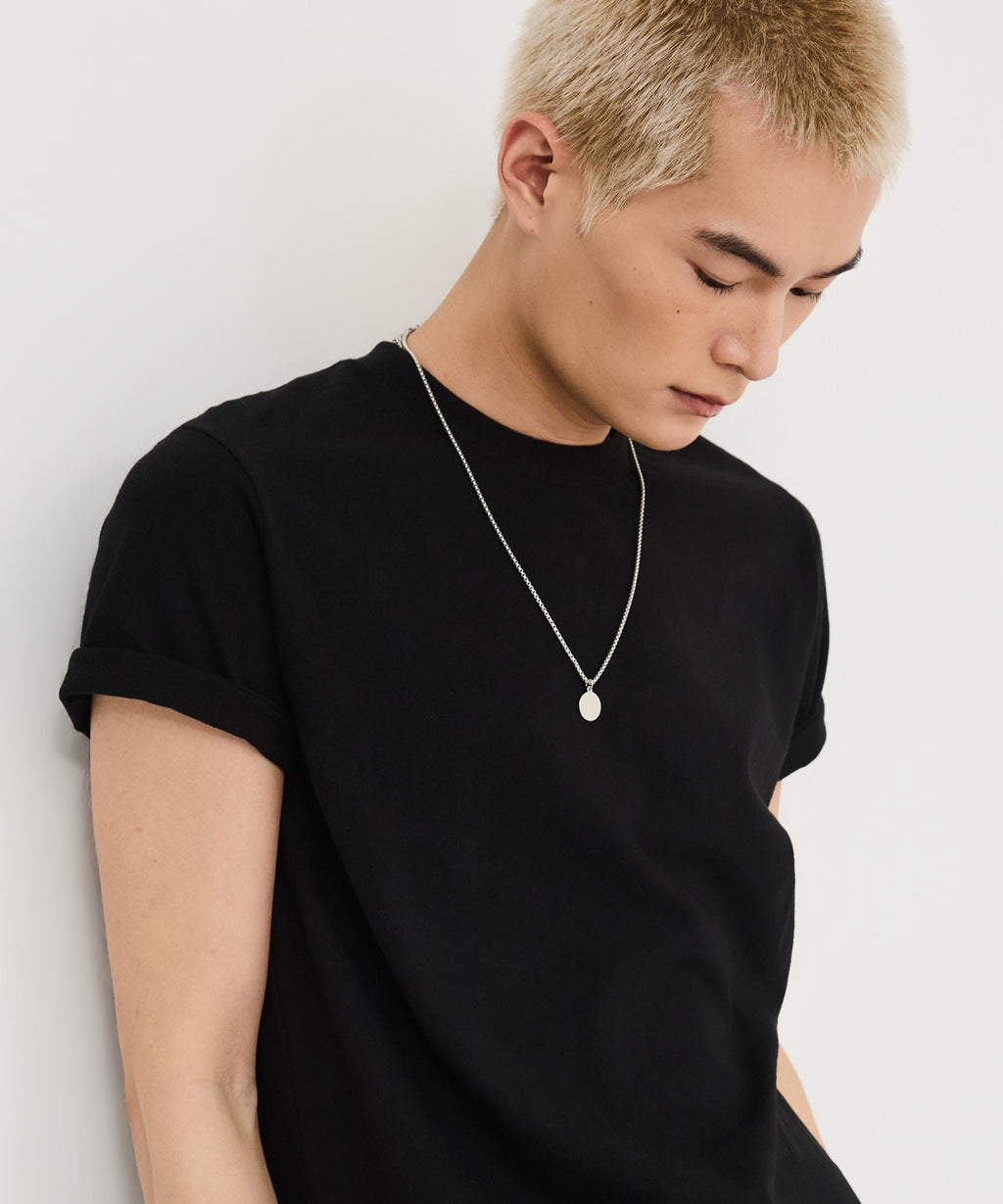90s Vintage Fit Washed T-Shirt [Black]