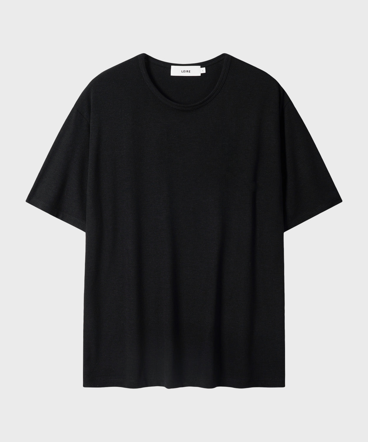 Soft U-Neck Inner T-Shirt [Black]