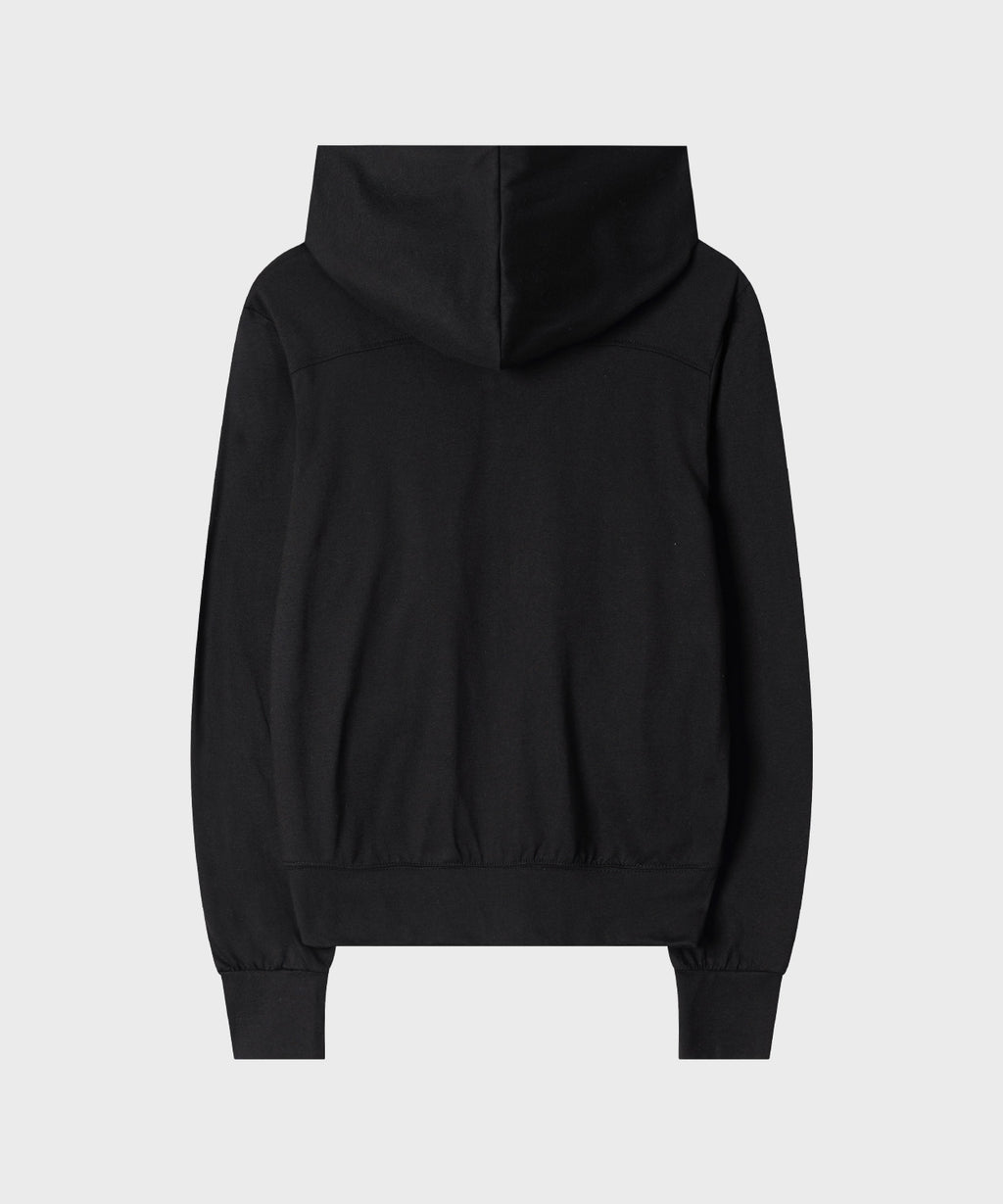 Slim Fit Hoodie Zip-Up [Black]