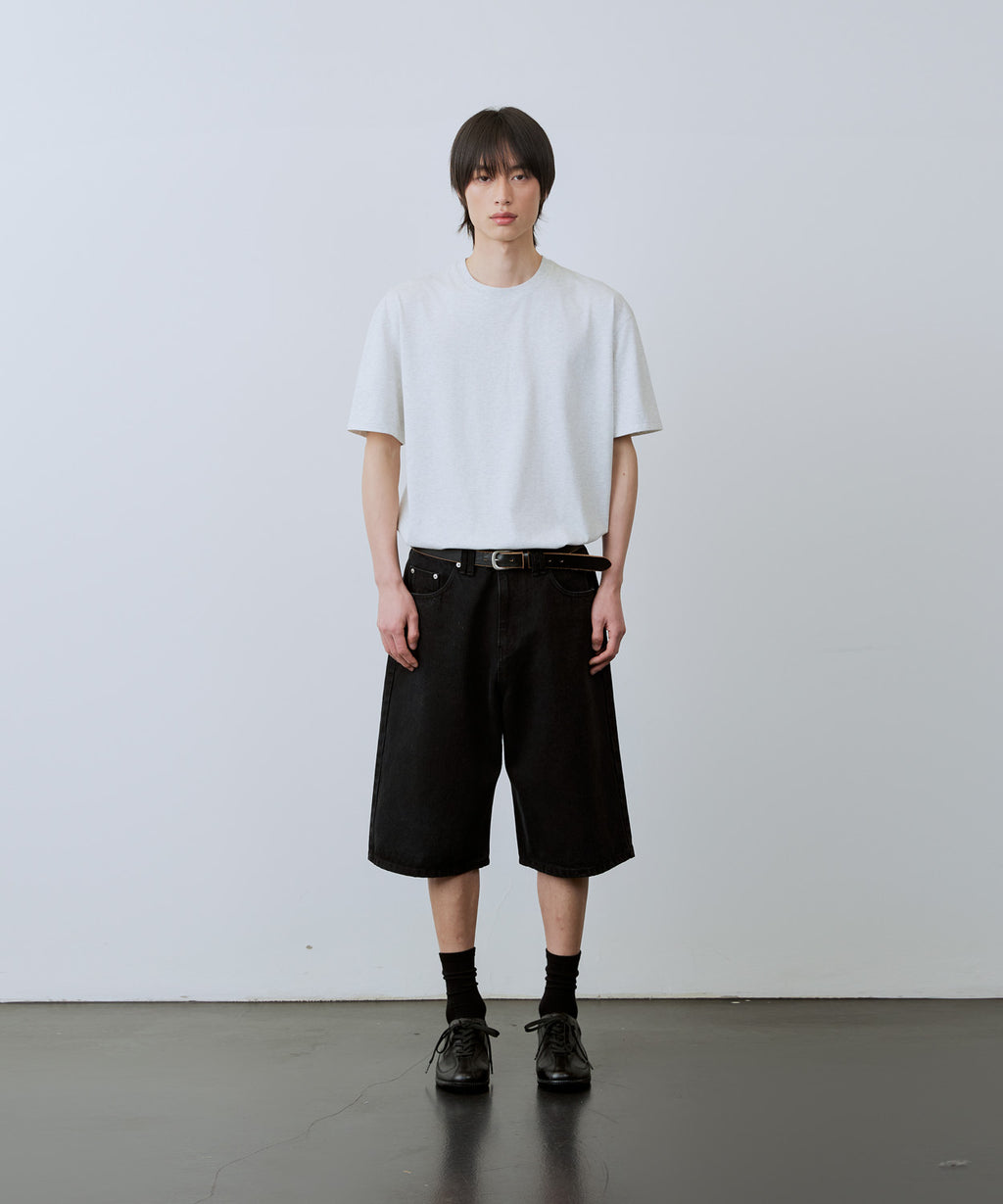 Everyday Bermuda Denim Shorts [Black]