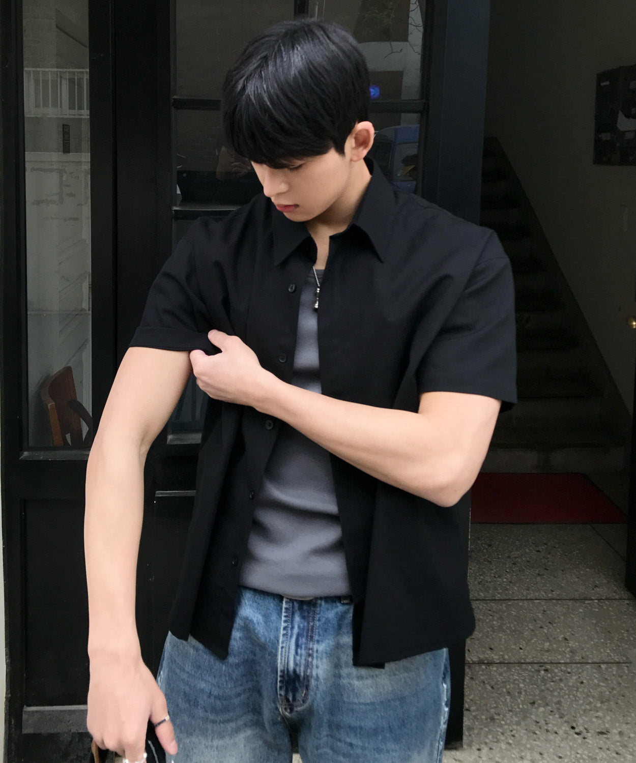 [2PACK] Summer Crop Short Sleeve Shirt