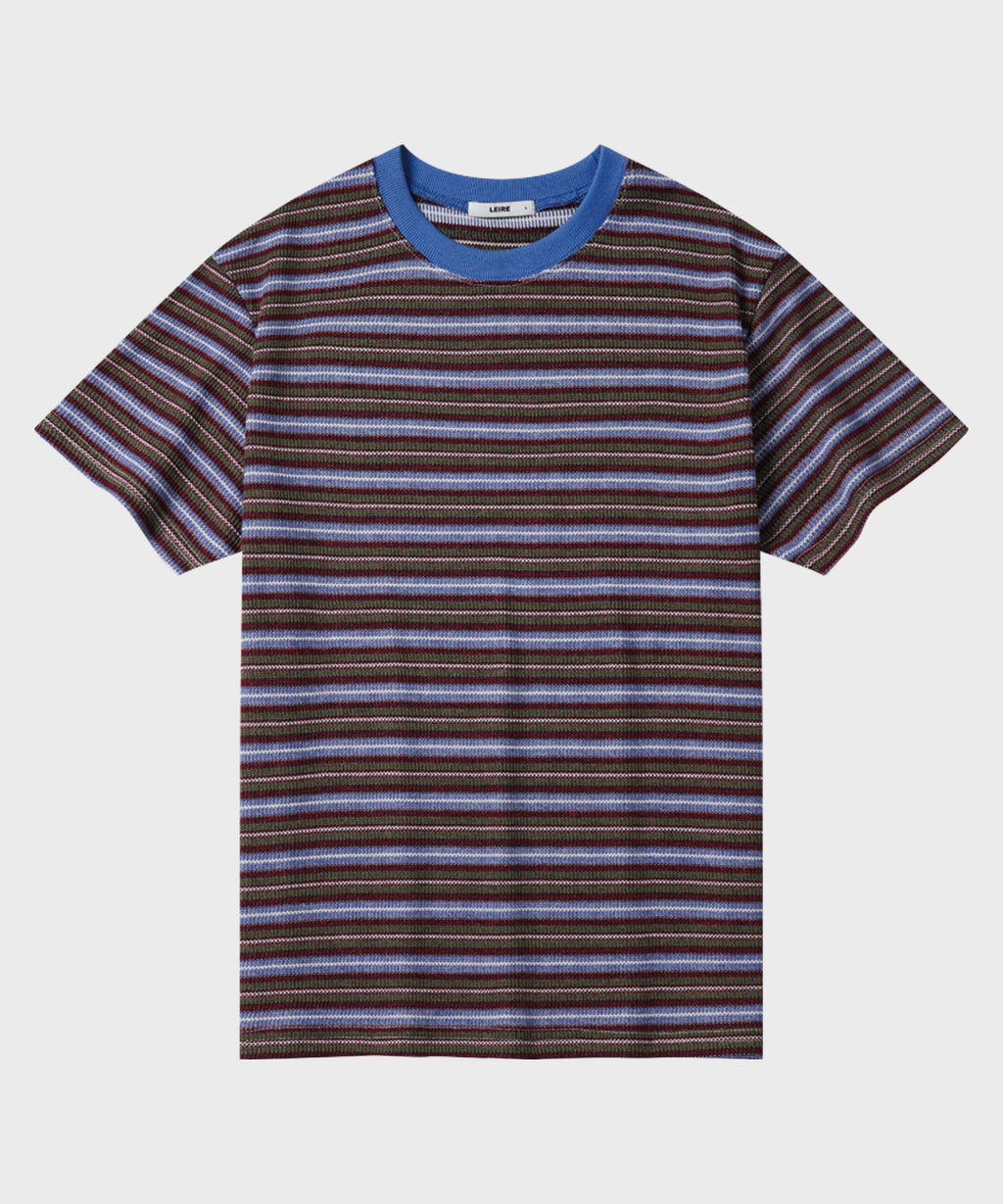 Summer Stripe Short Sleeve T-Shirt [Blue]