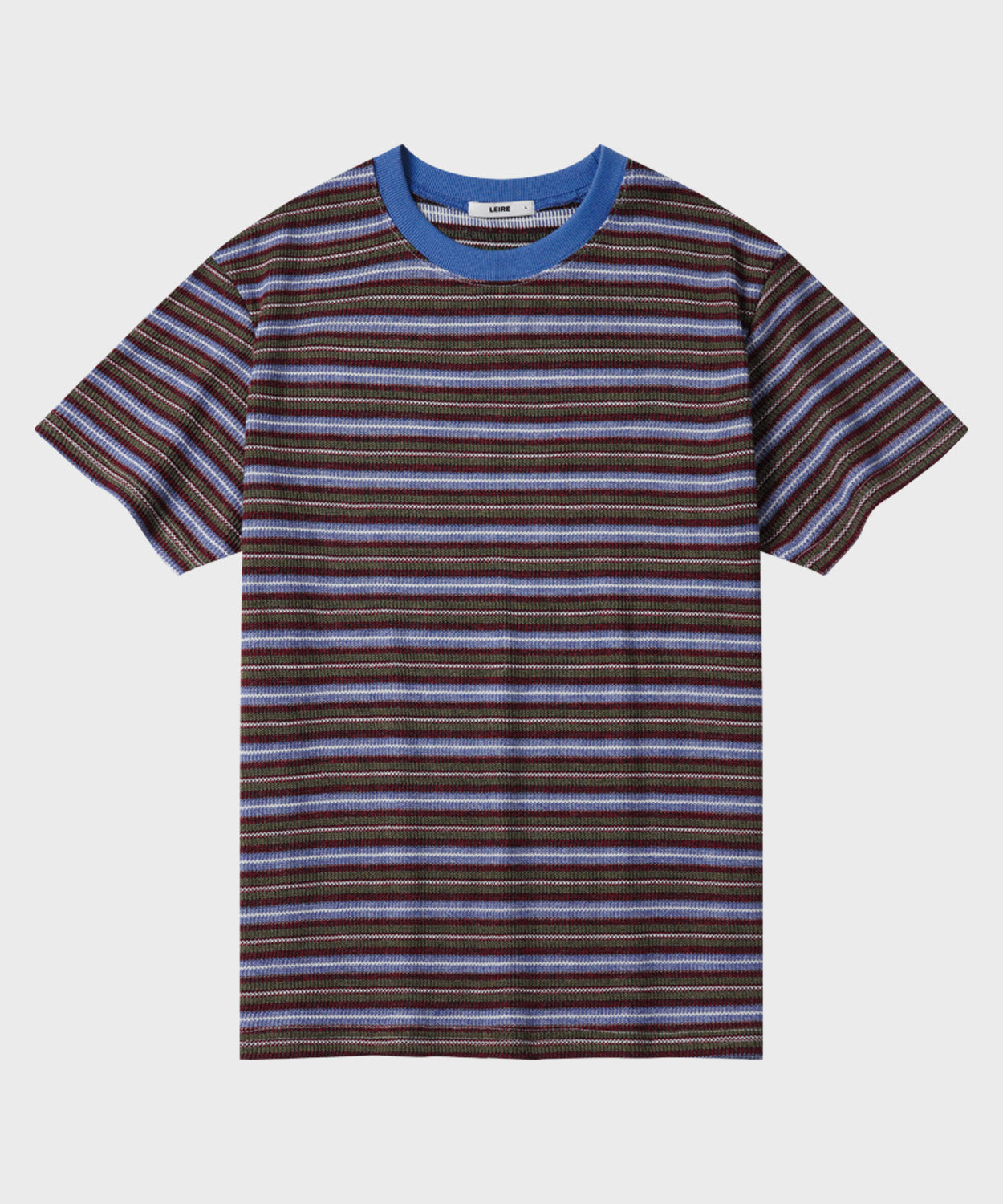Summer Stripe Short Sleeve T-Shirt [Blue]