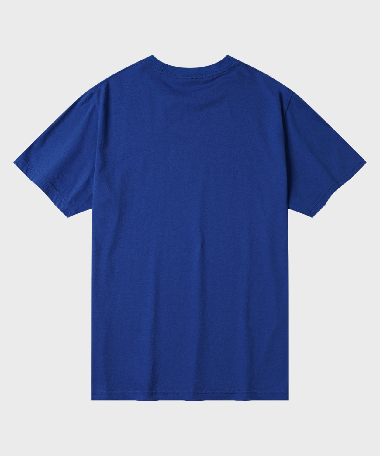 Vintage Lettering Print T-Shirt [Blue]