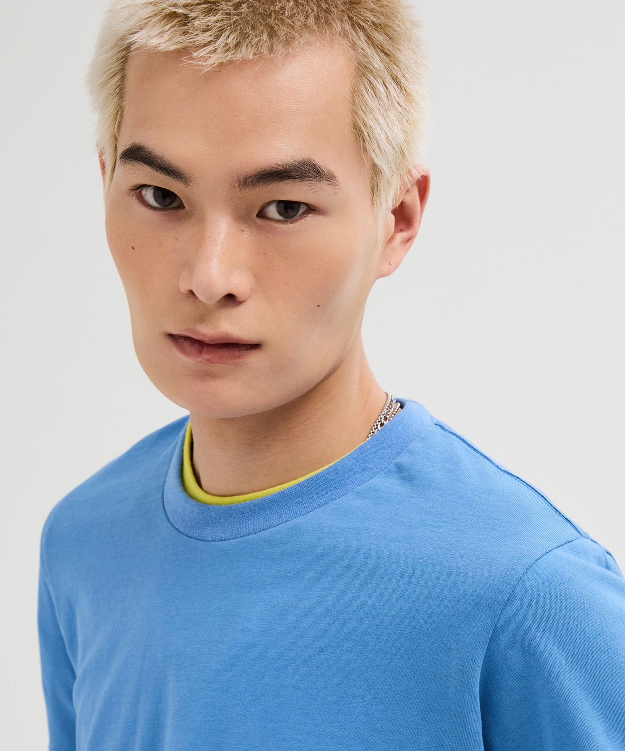 90s Vintage Fit Washed T-Shirt [Blue]