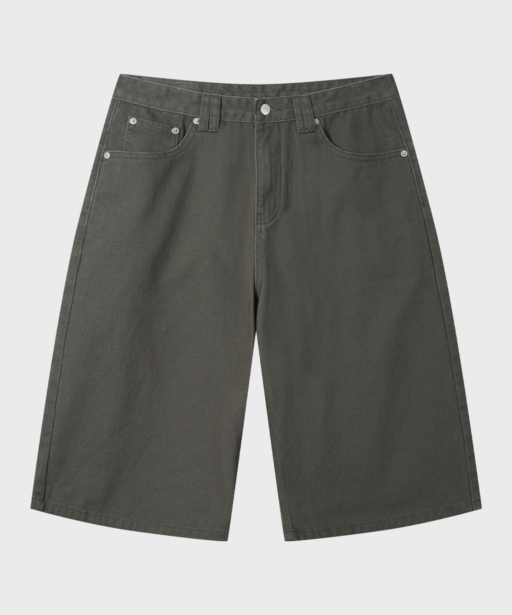 Everyday Bermuda Denim Shorts [Charcoal]