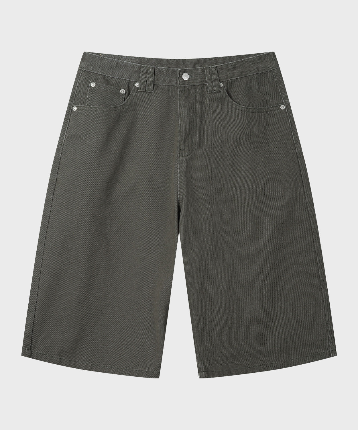 Everyday Bermuda Denim Shorts [Charcoal]