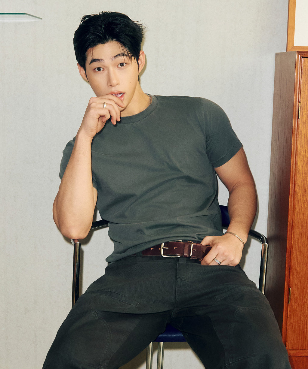 90s Vintage Fit Pigment T-Shirt [Charcoal]