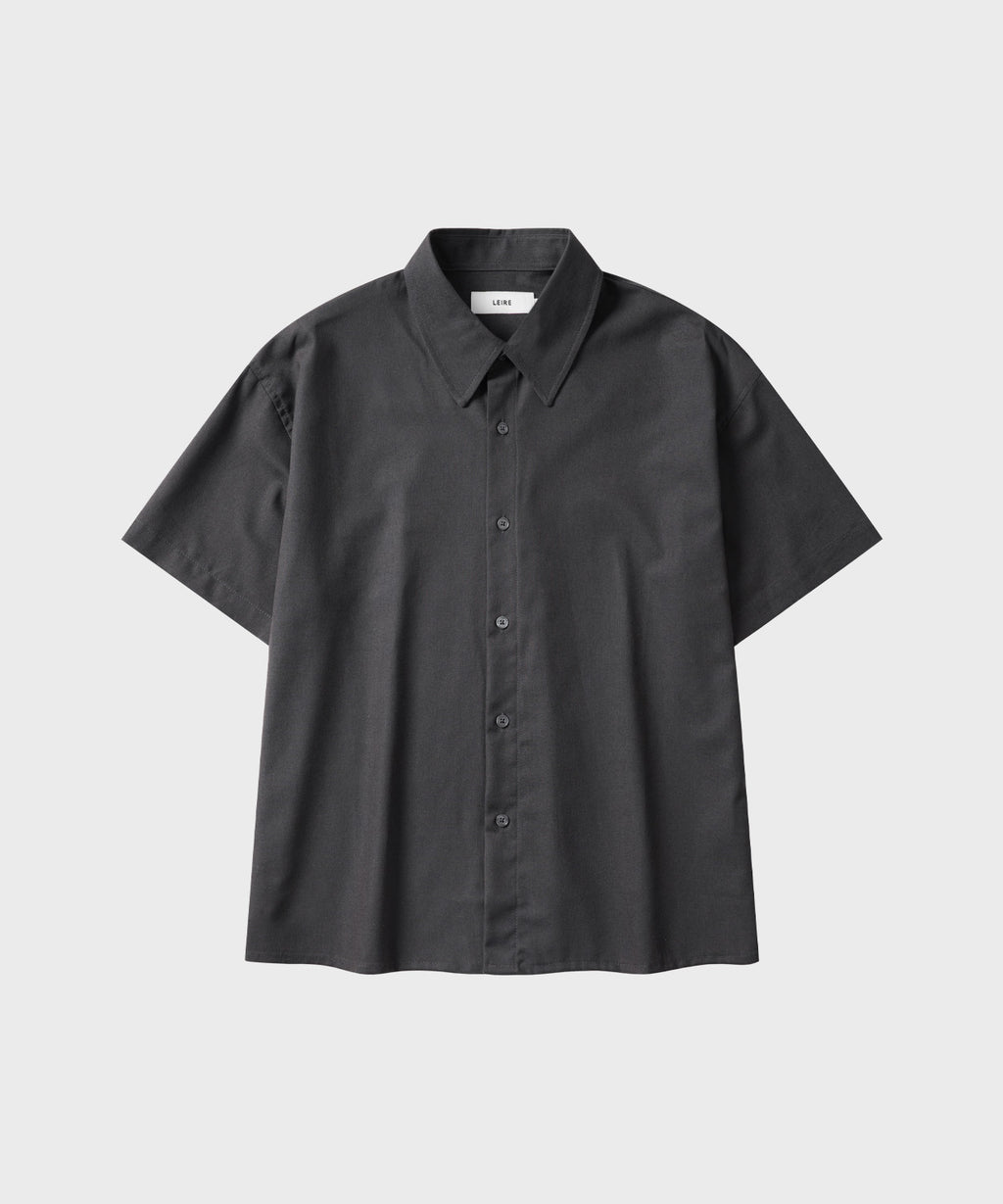 Summer Crop Short Sleeve Shirt [Charcoal]