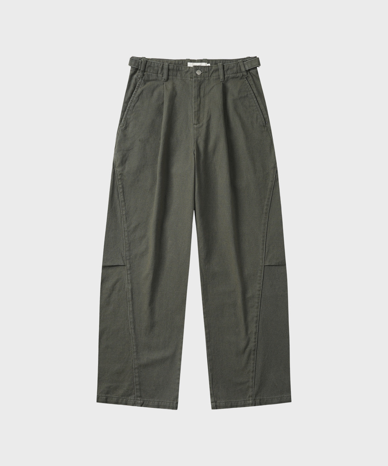 Curved Bijou Washed Pants [Charcoal]