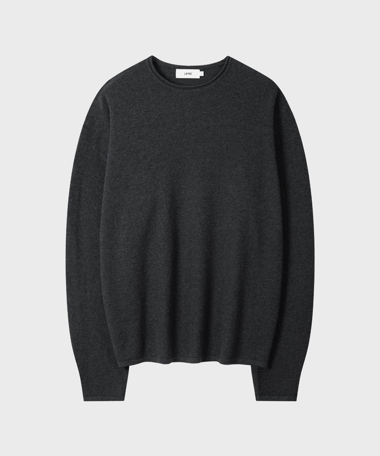 Cut-Off Texture Knit [Charcoal]