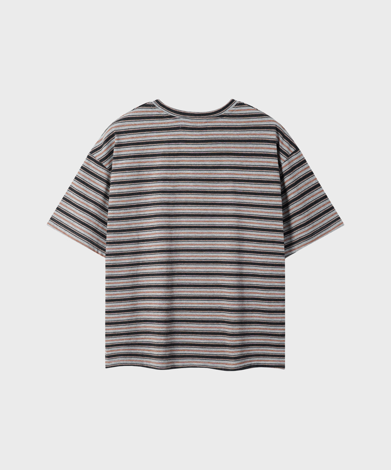 Essential Stripe Crop T-Shirt [Charcoal]