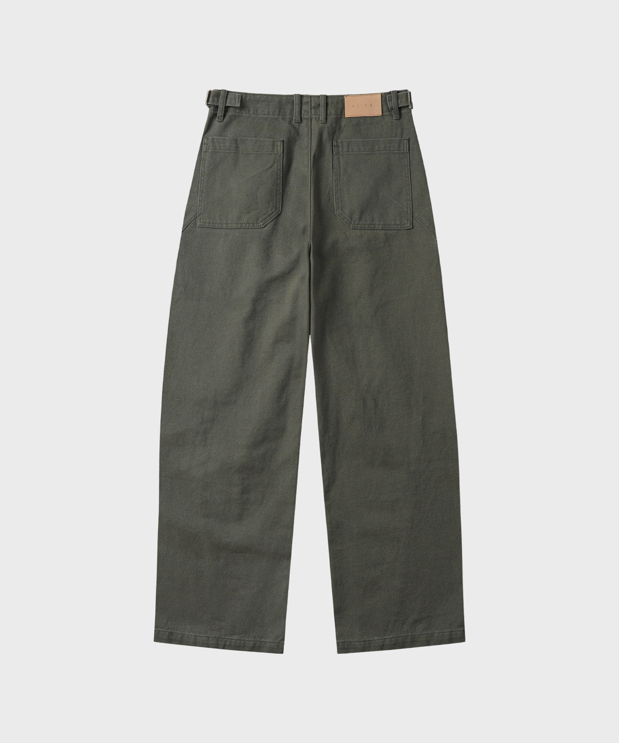 Curved Bijou Washed Pants [Charcoal]