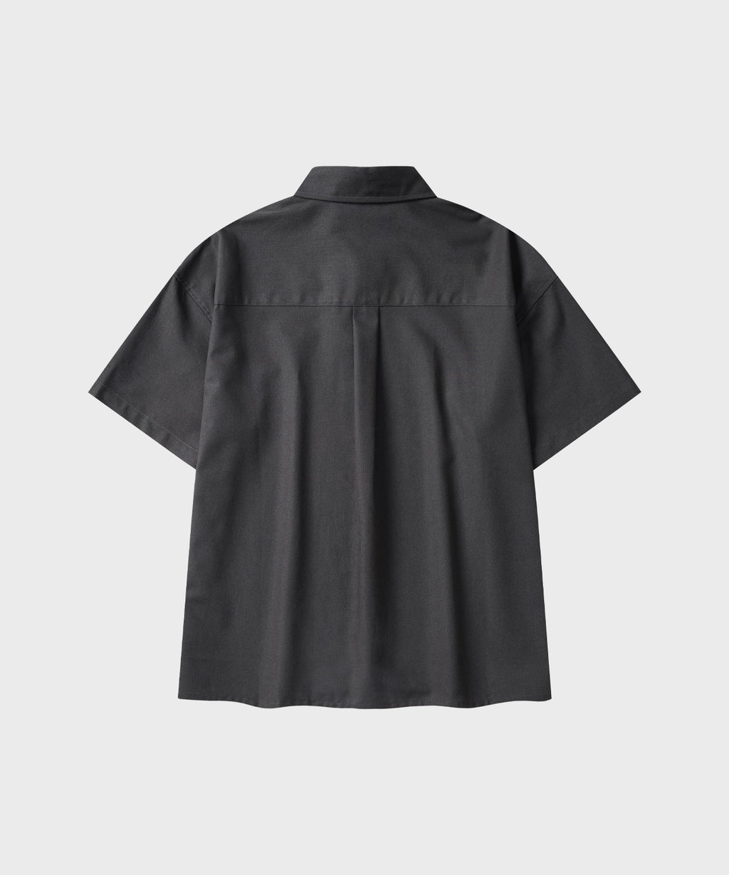 Summer Crop Short Sleeve Shirt [Charcoal]
