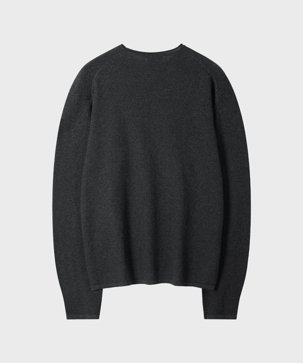 Cut-Off Texture Knit [Charcoal]
