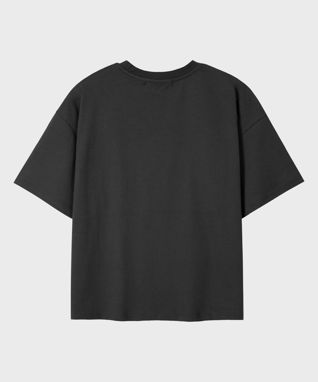 Essential Crop T-Shirt [Charcoal]