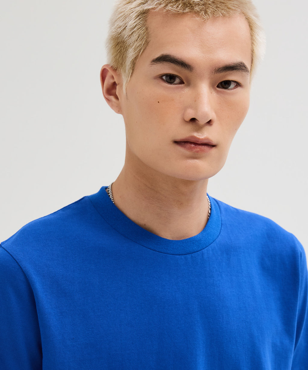 90s Vintage Fit Washed T-Shirt [Cobalt]