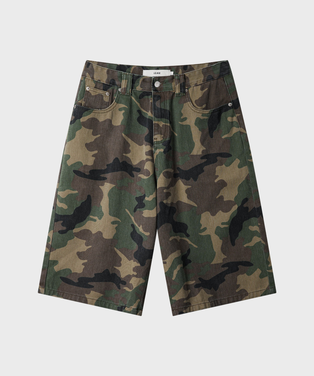 Everyday Bermuda Denim Shorts [Camouflage]
