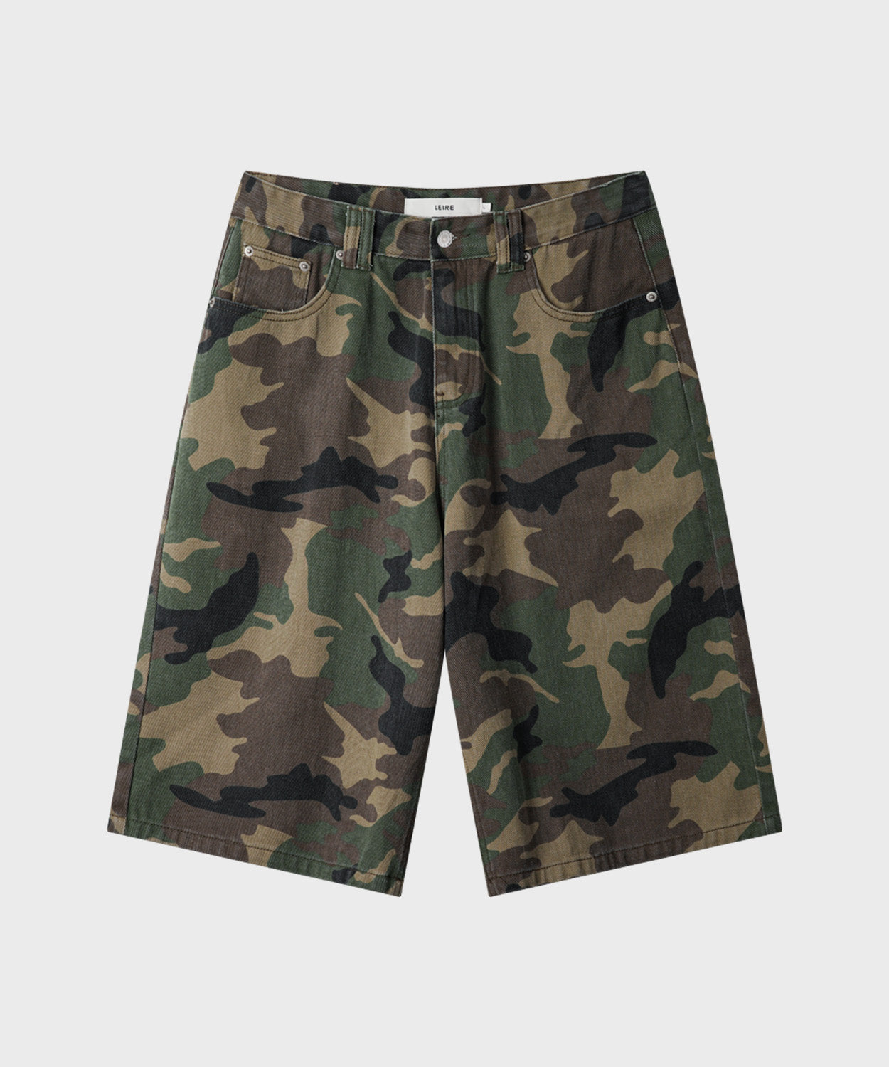 Everyday Bermuda Denim Shorts [Camouflage]