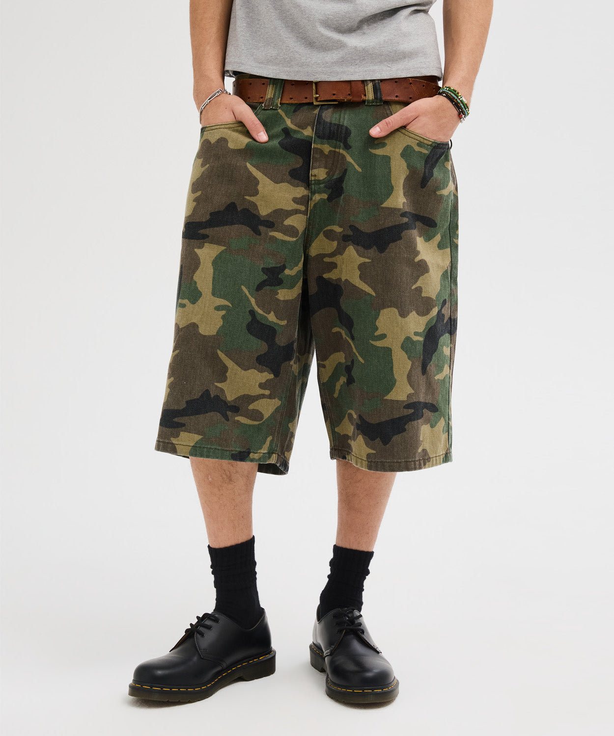 Everyday Bermuda Denim Shorts [Camouflage]