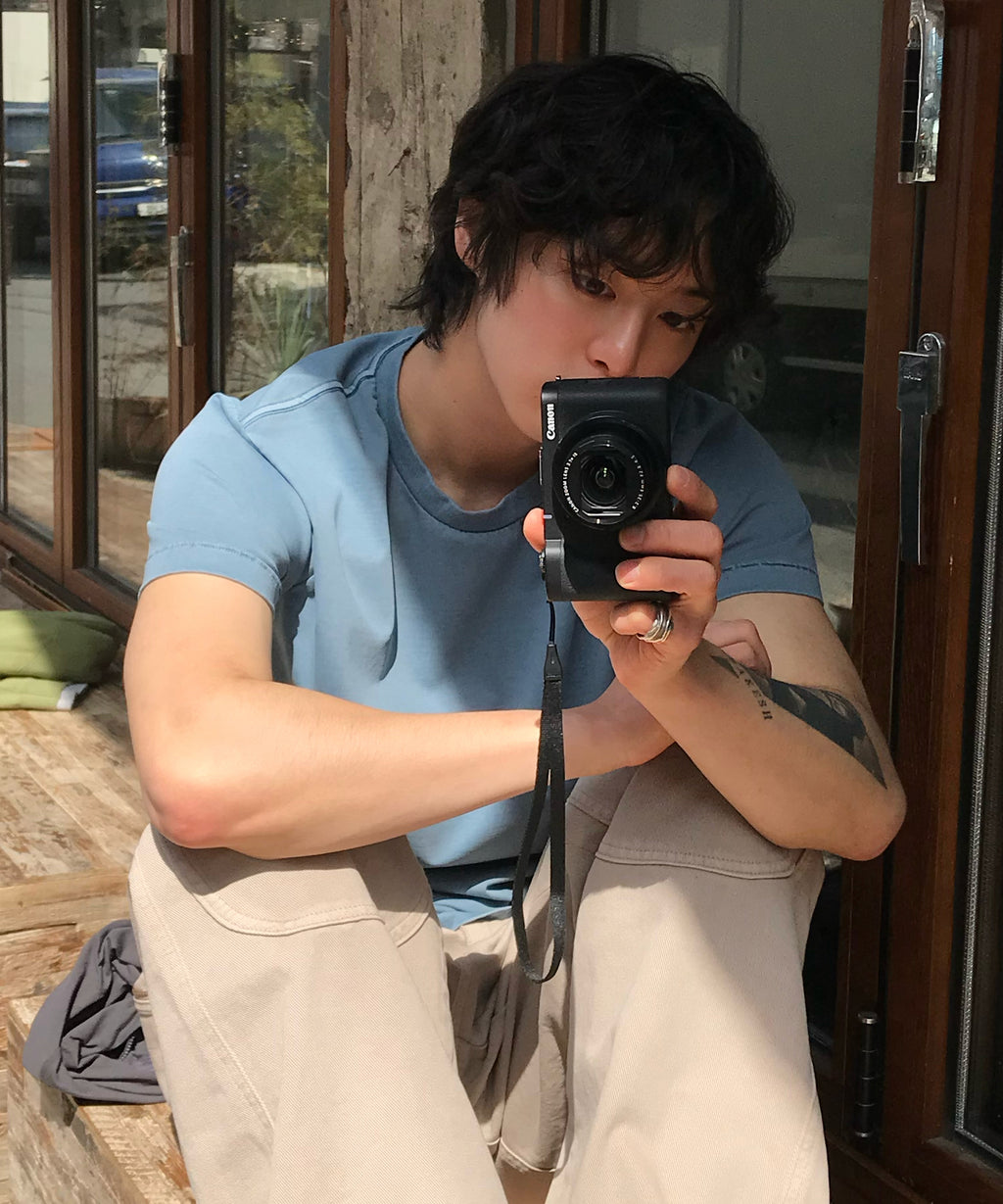 90s Vintage Fit Pigment T-Shirt [Dark Blue]