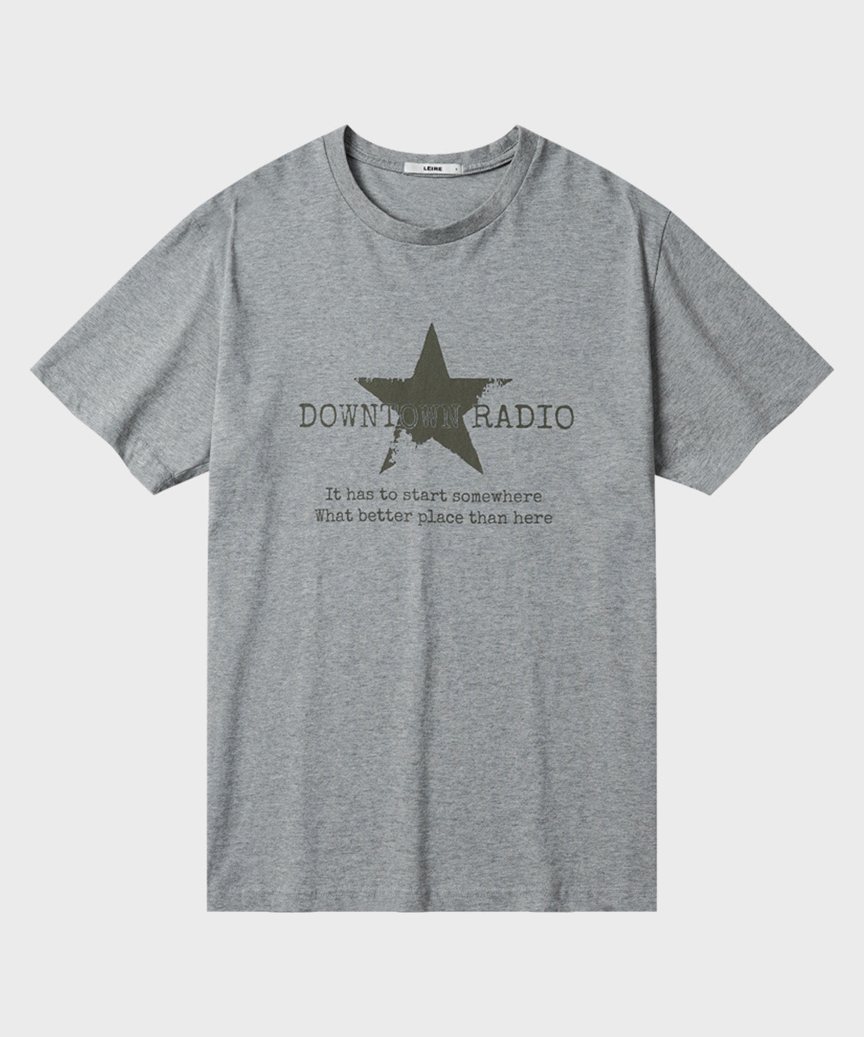 Vintage Star Graphic T-Shirt [Gray]