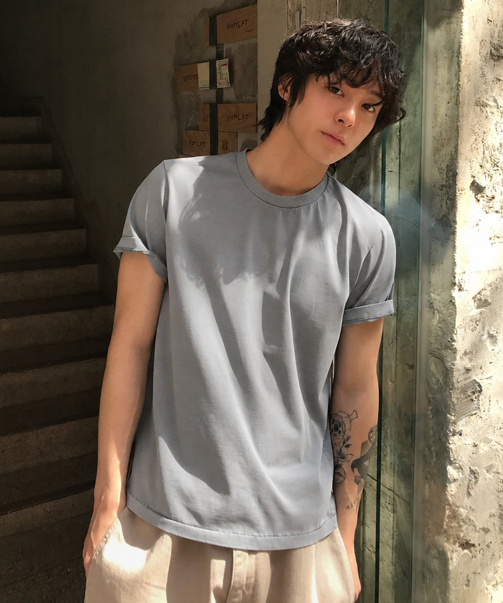 90s Vintage Fit Pigment T-Shirt [Gray]