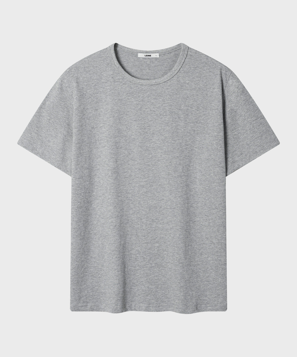 Stripe Layered Roll-Up T-Shirt [Gray]