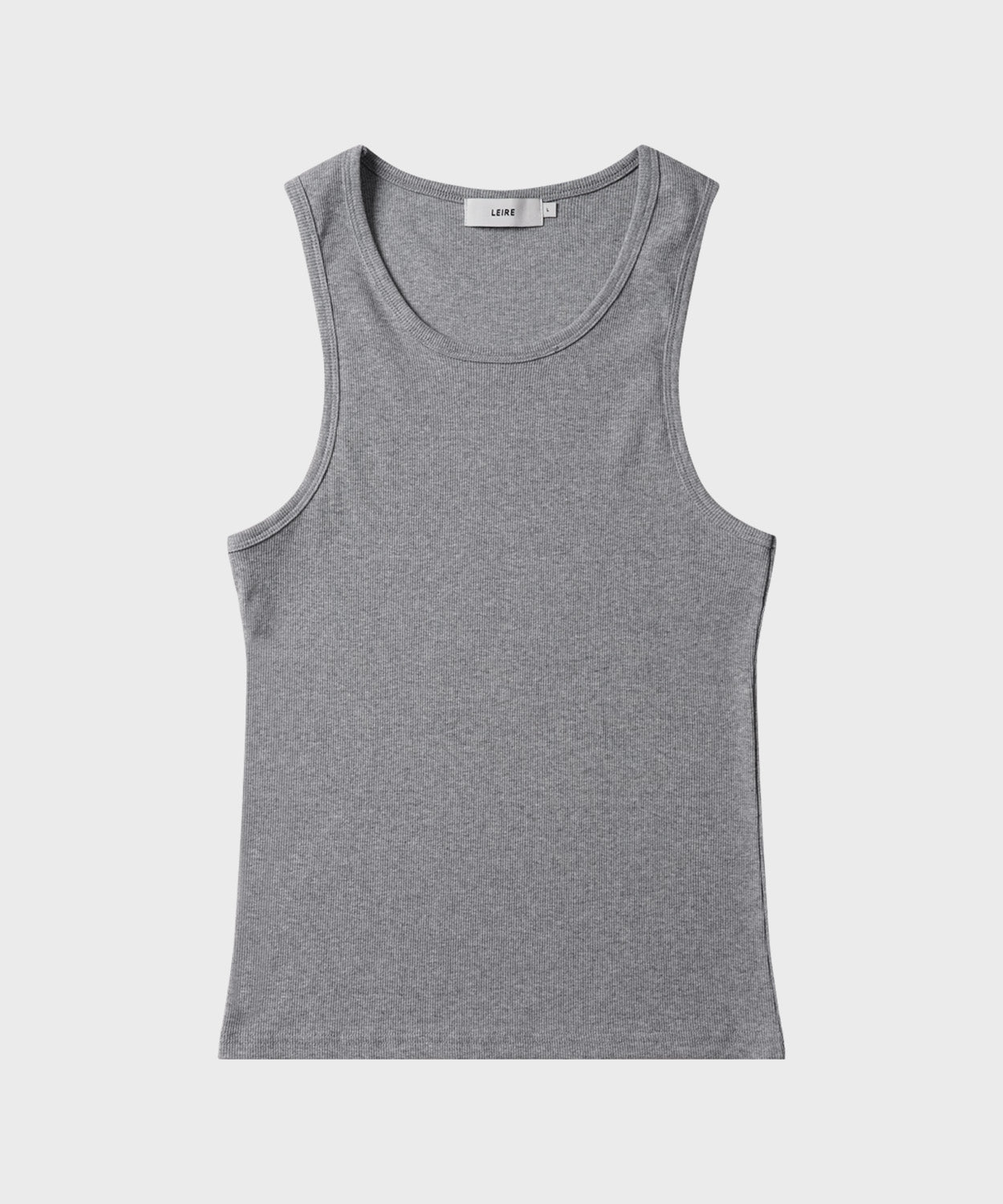 Essential Ribbed Sleeveless [Gray]