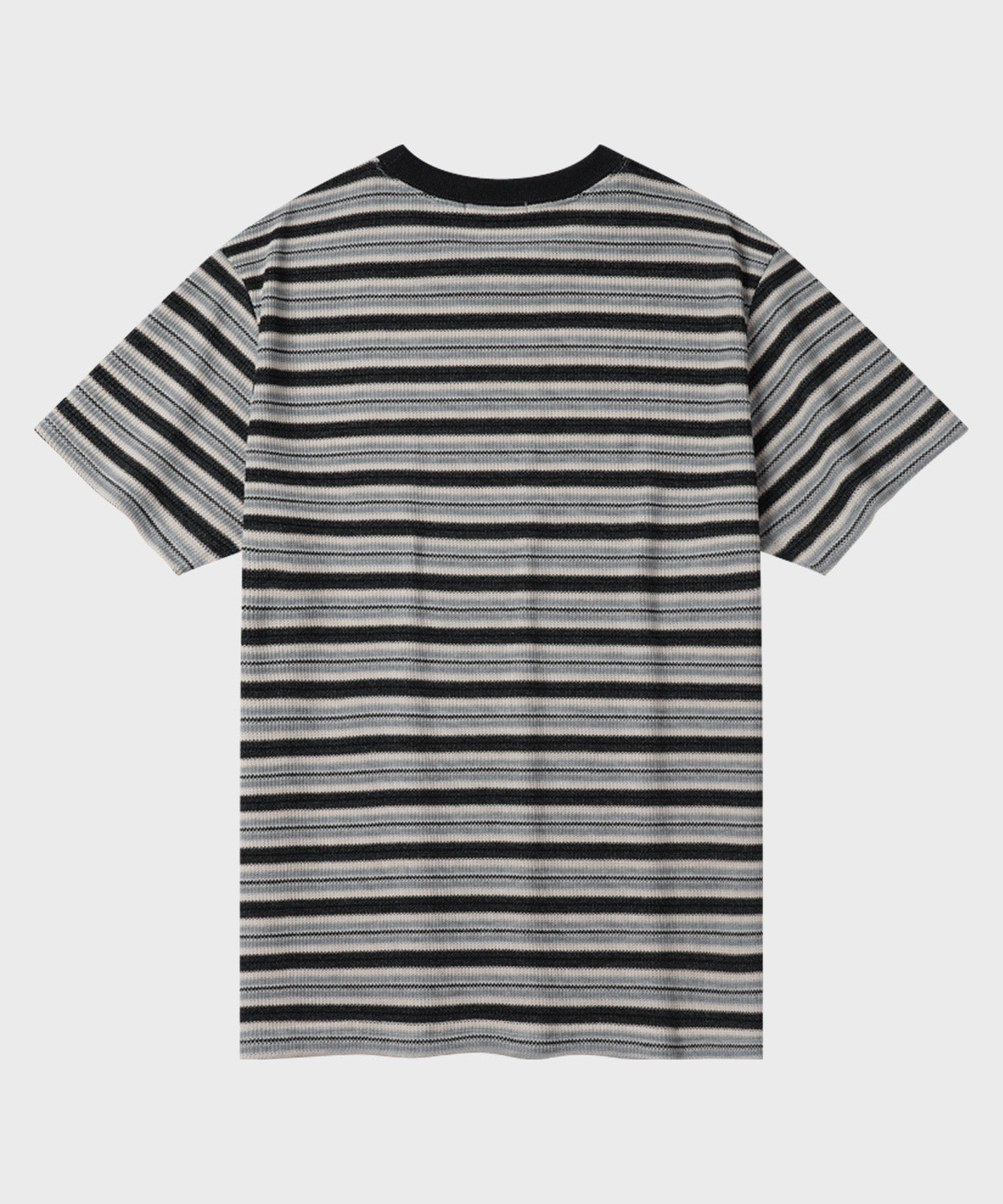 Summer Stripe Short Sleeve T-Shirt [Gray]