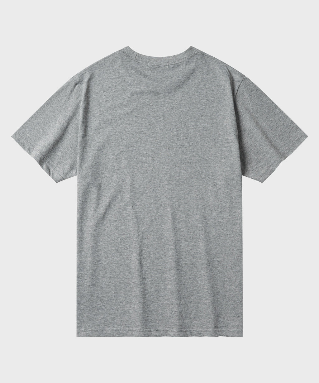 Vintage Number Print T-Shirt [Gray]