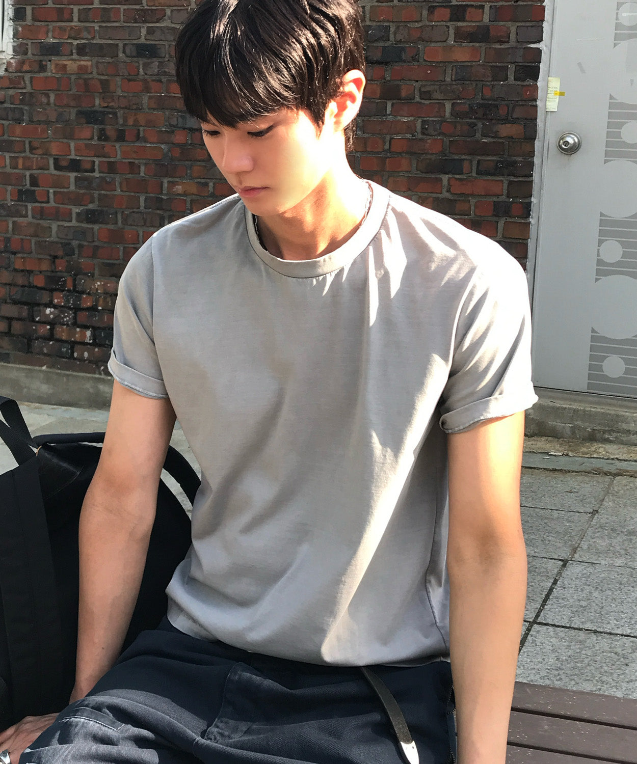 90s Vintage Fit Pigment T-Shirt [Gray]