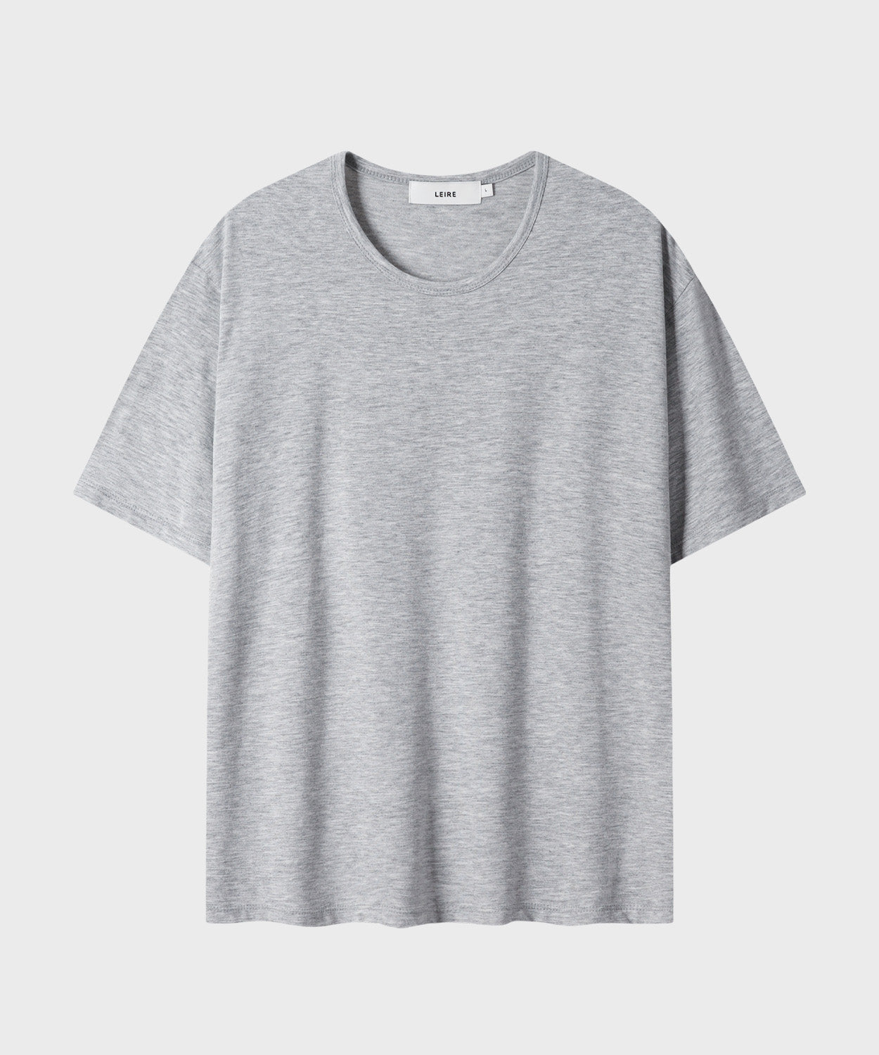 Soft U-Neck Inner T-Shirt [Grey]