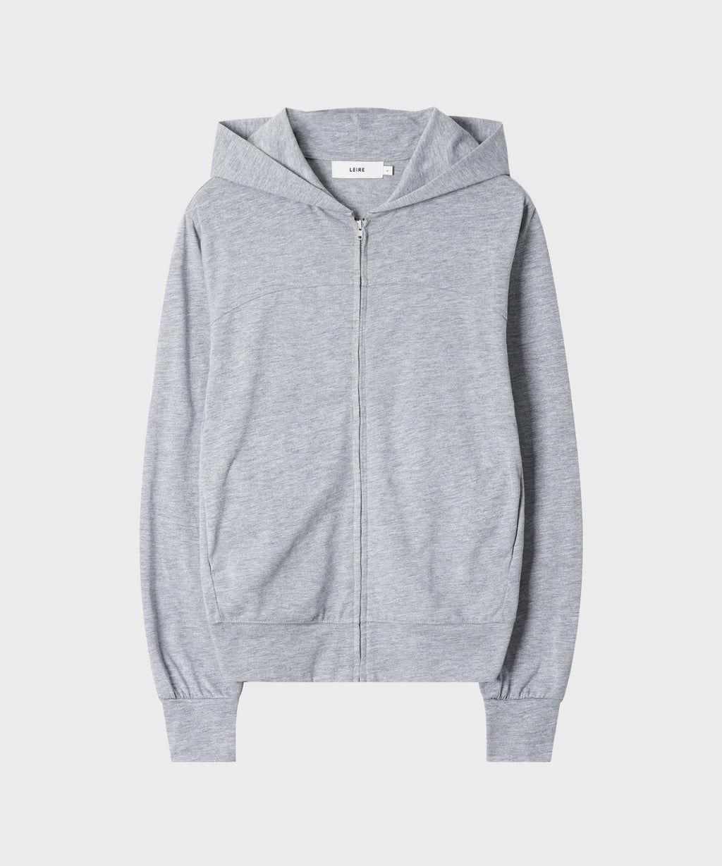 Slim Fit Hoodie Zip-Up [Grey]