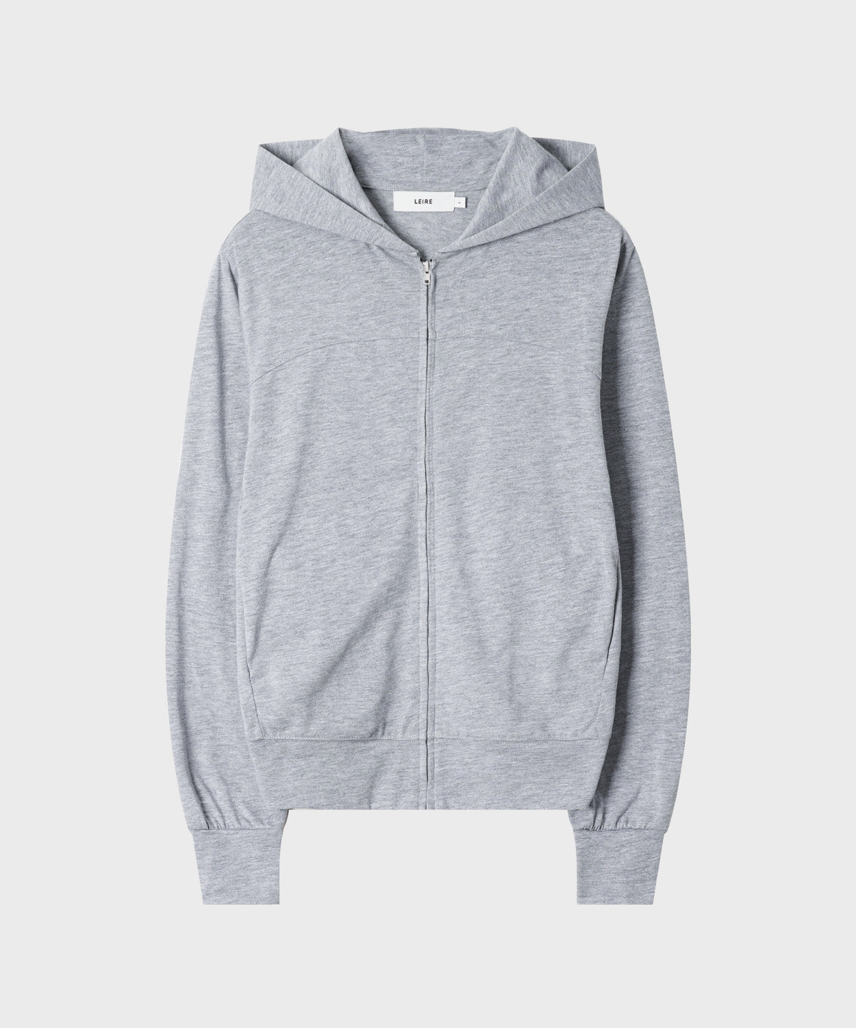 Slim Fit Hoodie Zip-Up [Grey]