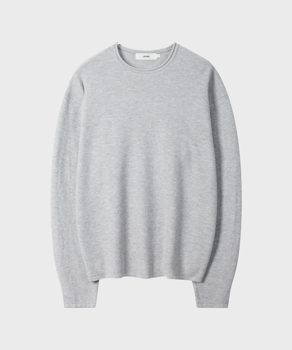 Cut-Off Texture Knit [Grey]