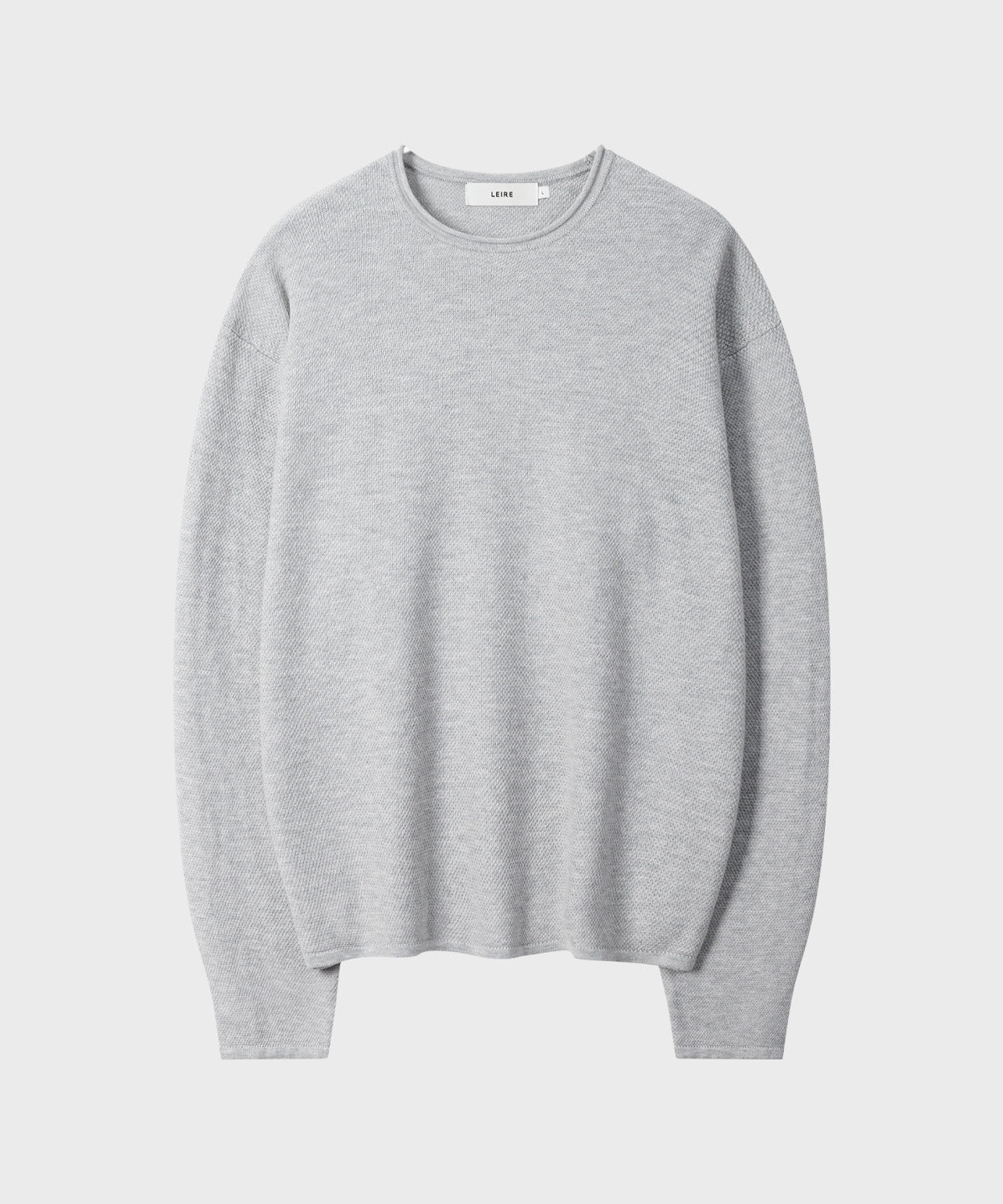 Cut-Off Texture Knit [Grey]