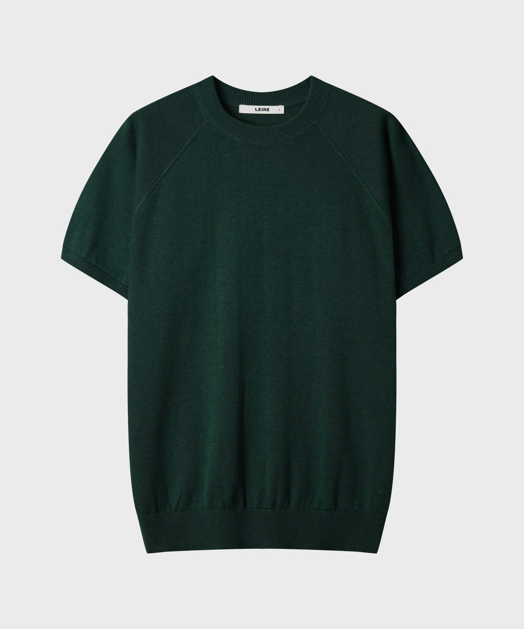 Vintage Fit Raglan Short Sleeve Knit [Green]