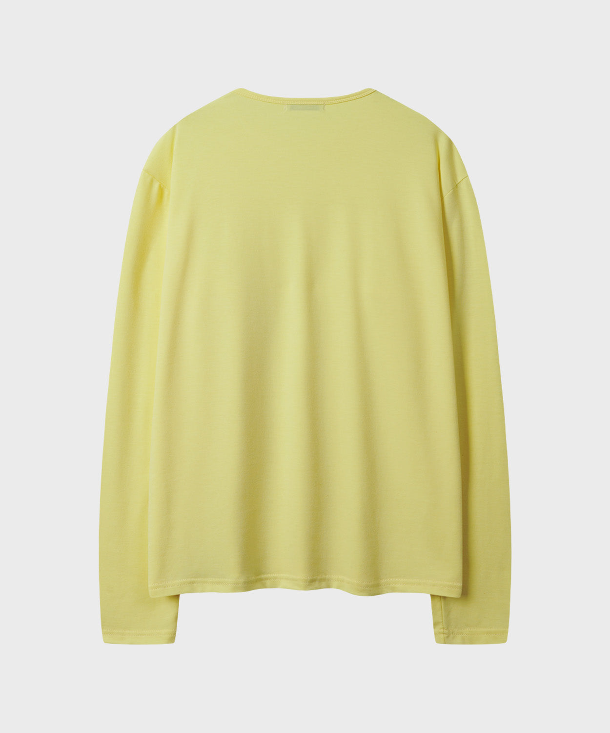 Soft Round Long Sleeve T-Shirt [Lemon]