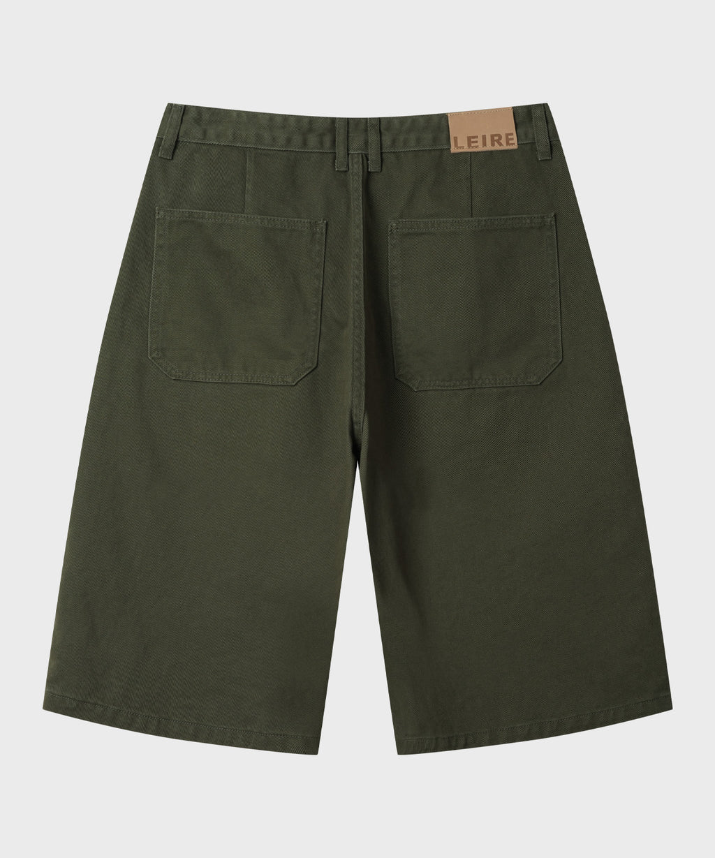 Everyday Bermuda Denim Shorts [Khaki]