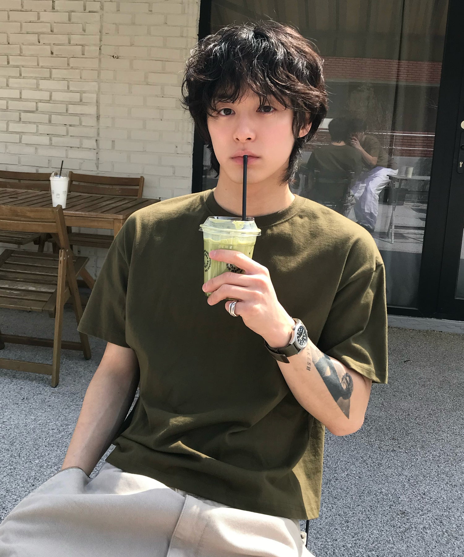 Essential Crop T-Shirt [Khaki]