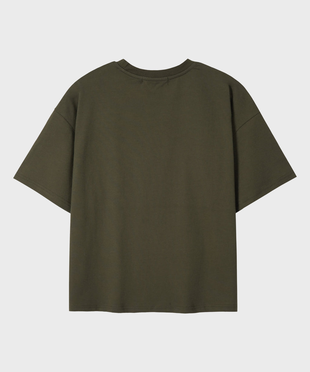 Essential Crop T-Shirt [Khaki]