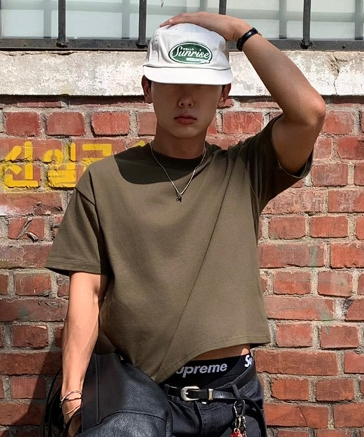 Essential Crop T-Shirt [Khaki]