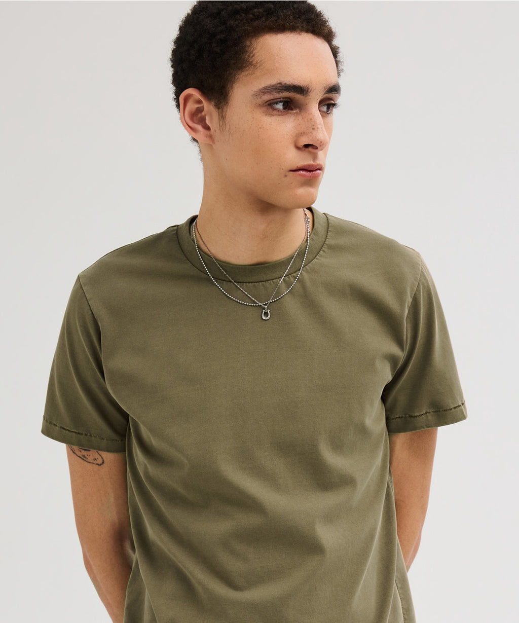 90s Vintage Fit Pigment T-Shirt [Khaki]