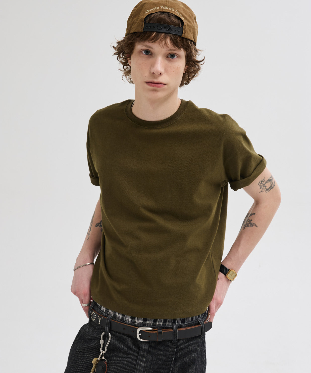 Essential Crop T-Shirt [Khaki]