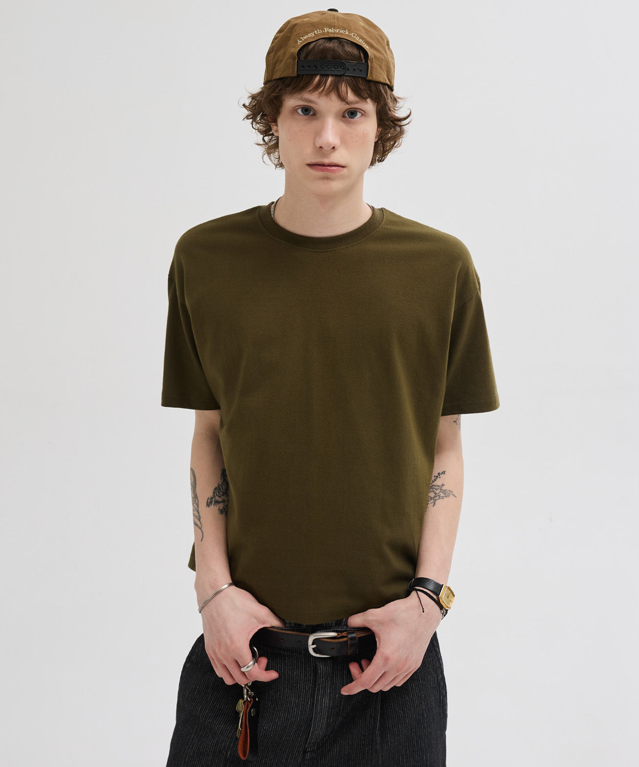 Essential Crop T-Shirt [Khaki]