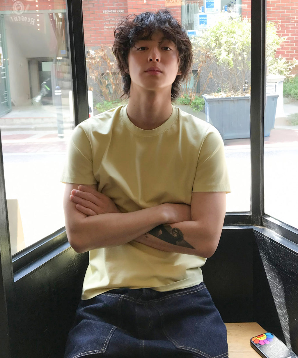 90s Vintage Fit Pigment T-Shirt [Lemon]