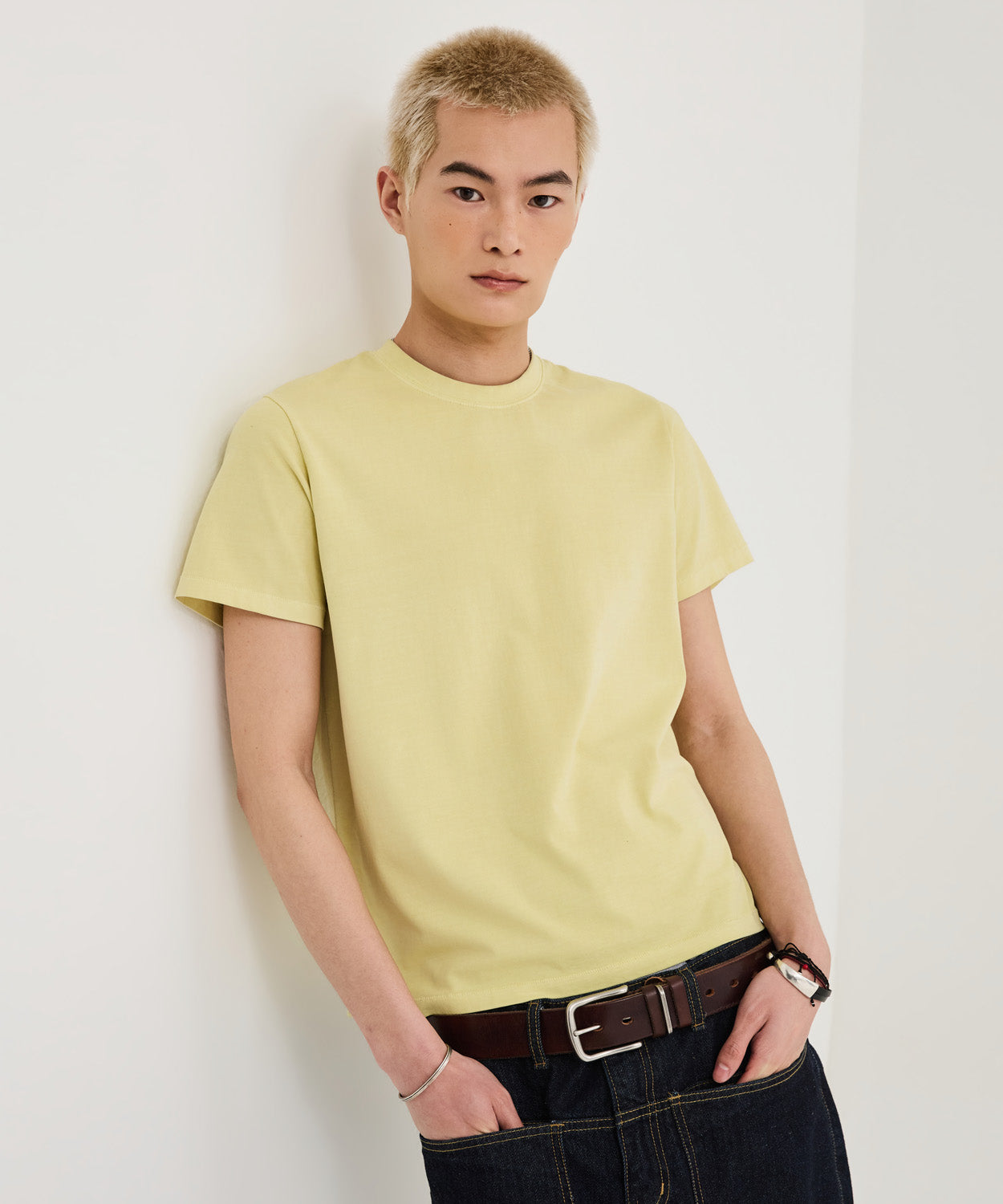 90s Vintage Fit Pigment T-Shirt [Lemon]