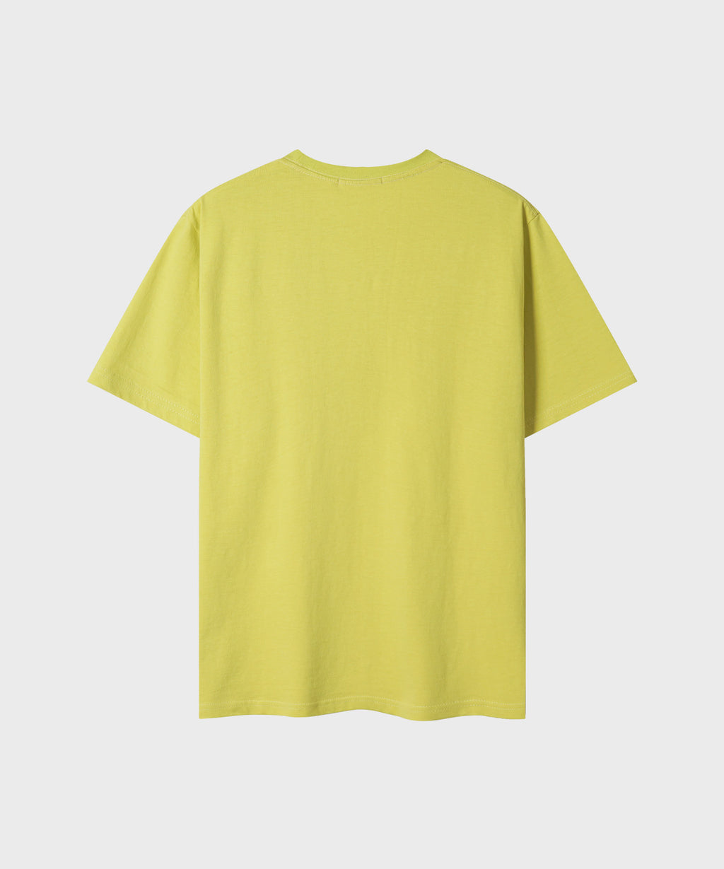 90s Vintage Fit Washed T-Shirt [Lime]