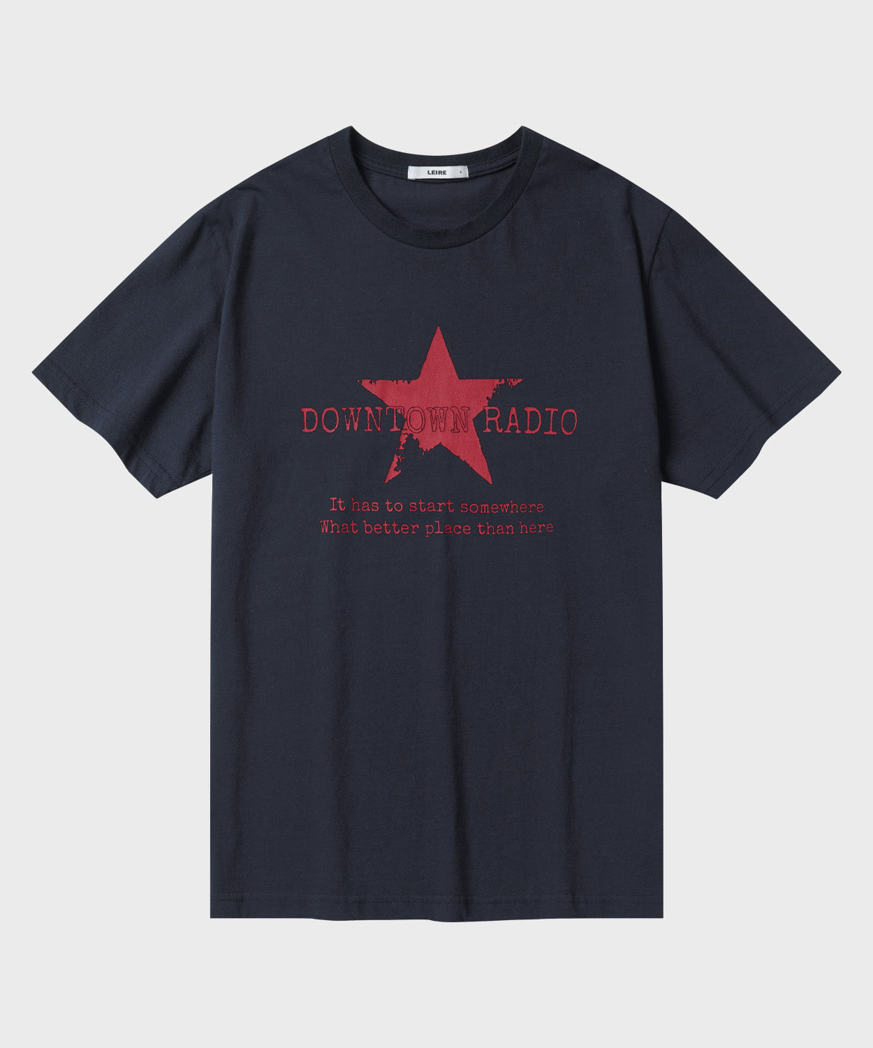 Vintage Star Graphic T-Shirt [Navy]